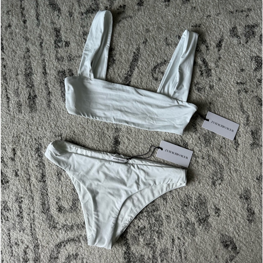 WeWoreWhat White Bikini Set